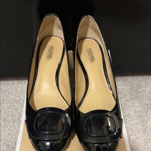 Michael Kors Black Patent Flats
